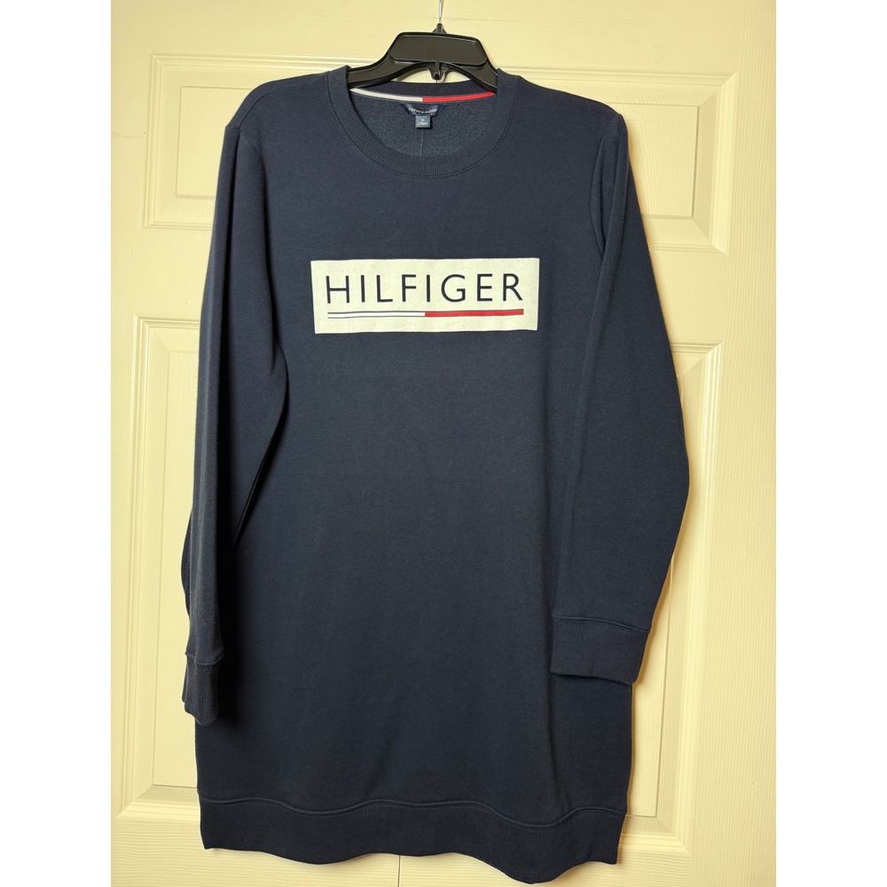 Tommy Hilfiger navy sweatshirt‎ dress
